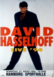 HASSELHOFF, DAVID - 1994 - Plakat - Live In Concert Tour - Poster - Hamburg