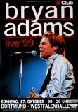 ADAMS, BRYAN - 1999 - Plakat - Live In Concert Tour - Poster - Dortmund