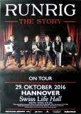 RUNRIG - 2016 - Plakat - In Concert - The Story Tour - Poster - Hannover