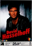 HASSELHOFF, DAVID - 1990 - Plakat - Live In Concert Tour - Poster - Kln