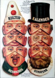 KULTUR KALENDER - 1979 - Plakat - Hessischer Rundfunk - Günther Kieser - Poster