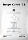 JUNGE KUNST - 1978 - Plakat - Bilder - Objekte - Musik - Poster - Essen