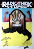 RADIOTHEK UNTERWEGS - 1980 -  Plakat - Heinz Edelmann - Poster - Euskirchen