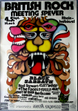 BRITISH ROCK MEETING - 1971 - Black Sabbath - Fleetwood Mac - Poster - Speyer