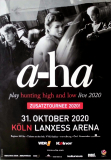 A-HA - 2020 - Plakat - In Concert - Hunting High & Low Tour - Poster - Köln