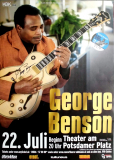 BENSON, GEORGE - 2019 - Plakat - Poster - Berlin - Signed / Autogramm - C***