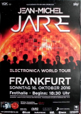 JARRE, JEAN MICHEL - 2016 - In Concert - Poster - Frankfurt - Signed/Autogramm B