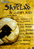 SKYCLAD - 1996 - In Concert  - Whiplash - Irrational Anthems Tour - Poster