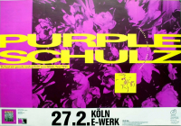 PURPLE SCHULZE - 1991 - In Concert - Du hast mir gerade... Tour - Poster - Kln