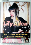 ALLEN, LILY - 2014 - Plakat - In Concert Tour - Poster - Dortmund