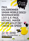 CIRCLE OF LOVE - 2010 - House - Paul Kalkbrenner - Lexy & K-Paul - Poster - Neuss