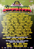 SUMMER JAM - 2008 - Shaggy - Patrice - Marley - Panteon Rococo - Poster - Kln