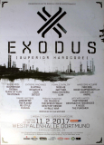 EXODUS - 2017 - Plakat - Techno - Superior Hardcore - Poster - Dortmund