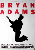 ADAMS, BRYAN - 1996 - Pakat - Live In Concert Tour - Poster - Hamburg