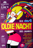 RIAS OLDIE NACHT - 1991 - Searchers - Tremeloes - Rubettes - Poster - Berlin