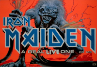 IRON MAIDEN - 1993 - Promotion - Plakat - A Real Live One - Poster