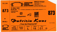 KAAS, PATRICIA - Ticket - Eintrittskarte - Tour De Charme - Stuttgart