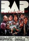 BAP - NIEDECKEN - 1994 - Plakat - In Concert - Pik Sibbe Tour - Poster - Wuppertal