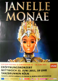 MONAE, JANELLE - 2011 - Plakat - c/o Pop - In Concert Tour - Poster - Köln