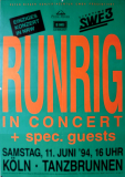 RUNRIG - 1994 - Plakat - In Concert - Transmitting Tour - Poster - Köln