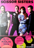 SCISSOR SISTERS - 2012 - Plakat - In Concert - Magic Hour Tour - Poster - Köln