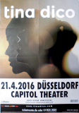 DICO, TINA - 2016 - Plakat - In Concert - Whispers Tour - Poster - Düsseldorf