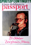 PASSPORT - KLAUS DOLDINGER - 1995 - Concert - Spirit of... Tour - Poster - Neuss