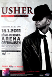 USHER - 2011 - Plakat - In Concert - OMG Tour - Poster - Oberhausen