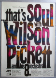 PICKETT, WILSON - 1968 - Plakat - In Concert - Gnther Kieser - Poster - Frankfurt