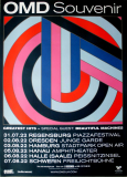 ORCHESTRAL MANOEUVRES - 2022 - Plakat - In Concert - Souvenir Tour - Poster