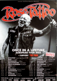 ROSE TATTOO - 2022 - In Concert - Once in a Lifetime Europen Tour - Poster