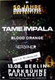 MUSIK EXPRESS FESTIVAL - 2019 - Tame Impala - Blood Orange - Poster - Berlin