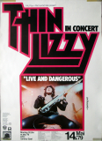 THIN LIZZY - 1979 - In Concert - Live and Dangerous Tour - Poster - Köln