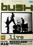 BUSH - 2001 - Plakat - Live In Concert - Golden State Tour - Poster - Dsseldorf