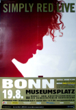 SIMPLY RED - 2006 - Live In Concert - Amplified Tour - Poster - Bonn