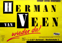 VAN VEEN, HERMAN - 1988 - In Concert - ...wieder Da Tour - Poster - Dortmund A