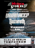 MUSIC STORIES - 2020 - Uriah Heep - Nazareth - Wishbone Ash - Poster - Berlin
