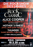 ROCK MEETS CLASSIC - 2020 - Alice Cooper - Thunder - Poster - Berlin