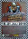 MOTORCYCLE JAMBOREE - 2019 - Rose Tattoo - In Extremo - Poster - Jteborg A