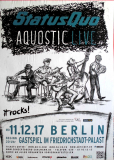 STATUS QUO - 2017 - Live In Concert - Aquostic Tour  - Poster - Berlin