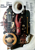 JAZZ FESTIVAL - 1972 - Mangelsdorff - Ponty - Gnther Kieser - Poster - Frankfurt