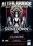 ALTER BRIDGE - 2019 - In Concert - Walk the Sky Tour - Poster - Hamburg