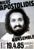 APOSTOLIDES, NIKOS - 1985 - Plakat - In Concert - Poster - Hamburg