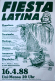 FIESTA LATINA - 1988 - In Concert - Musik aus Sdamerika - Poster - Hamburg