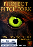 PROJECT PITCHFORK - 1999 - Concert - Covenant - Eon Tour - Poster - Bremen B