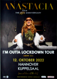 ANASTACIA - 2022 - Live In Concert - Im Outta... Tour - Poster - Hannover