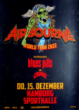 AIRBOURNE - 2022 - Plakat - In Concert - World Tour - Poster - Hamburg