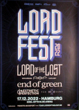 LORD FEST - 2022 - Lord of the Lost - ASP - End of Green - Poster - Hamburg