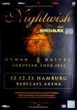 NIGHTWISH - 2022 - Beast in Black - In Concert Tour - Poster - Hamburg