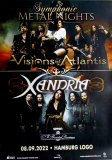 XANDRIA - 2022 - Visions of Atlantis - Live In Concert Tour - Poster - Hamburg